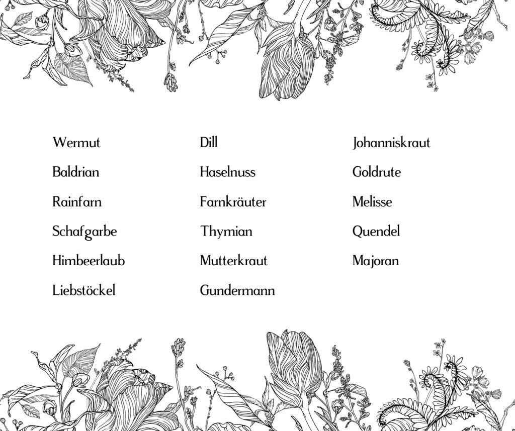 Pflanzenliste